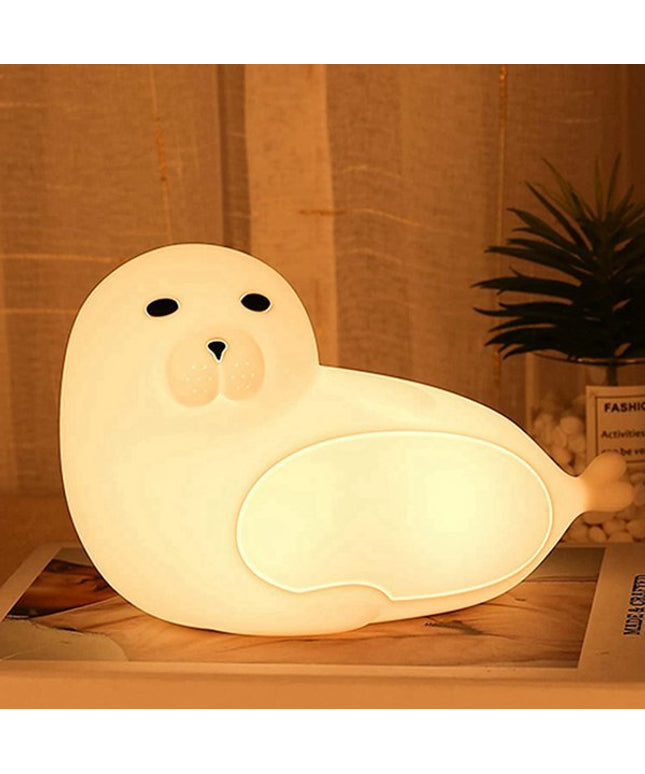 Sea Lion Small Night Lamp Gradient Color Silicone
