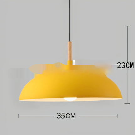 Modern Minimalist Pendant Chandelier – Colourful Ceiling Light (32cm / 35cm / 45cm)