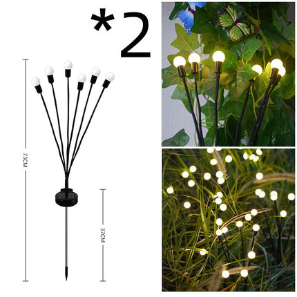 Led pneumatic firefly ground plug-in lamp – Trendy & Practical for Daily Living