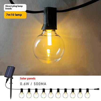 Solar Retro Outdoor String Lights – Garden & Camping Decor | Ikeame