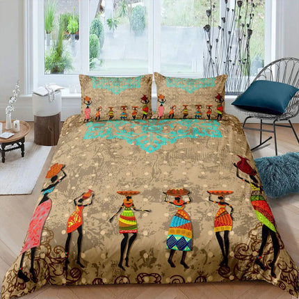 African national bedding suit with pringting – Trendy & Practical for Daily Living