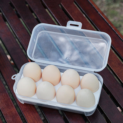 Portable Egg Storage Box – Shockproof Case for 3, 4 or 8 Eggs