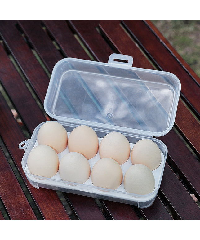 Portable Egg Storage Box – Shockproof Case for 3, 4 or 8 Eggs