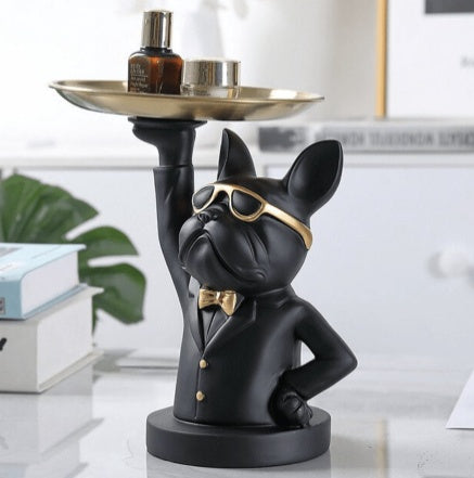 French Bulldog Key Storage Tray Luxury Decor
