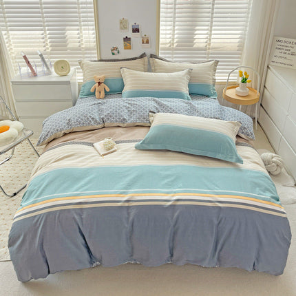 Household bedding student single minimalist style quilt cover sheets – Trendy & Practical for Daily Living