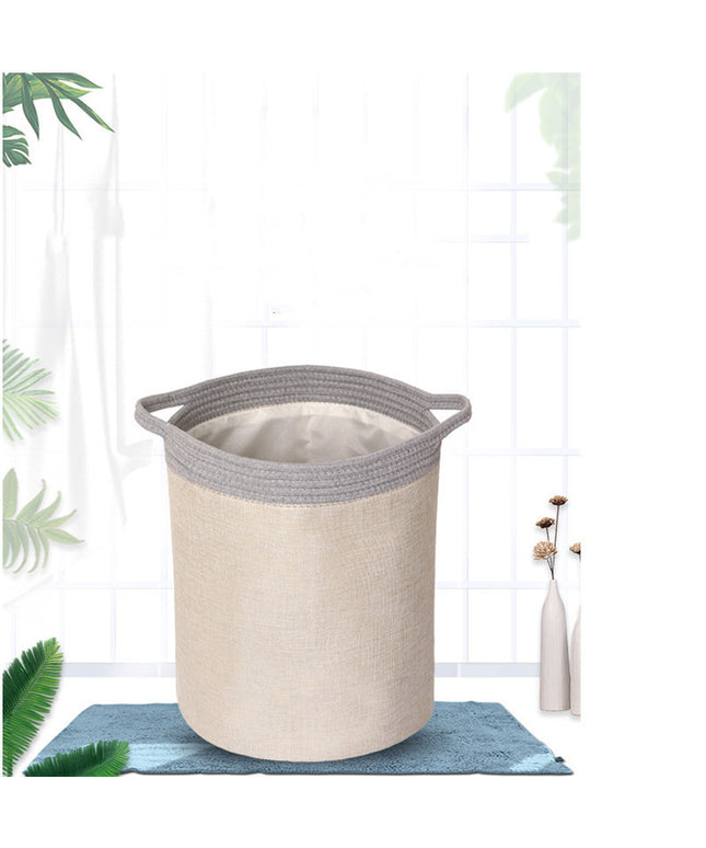 Nordic Style Laundry Basket | Foldable Linen-Style Storage – Ikeame