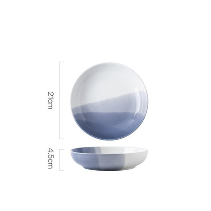 Porcelain Blue Ombre Bowls 💙 – Nordic Style, small or large
