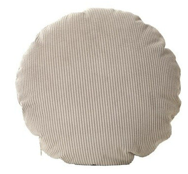 Pinstripe Corduroy Round Cushion with Core – 7 Colours| 45x45, 50x50, 60x60 cm
