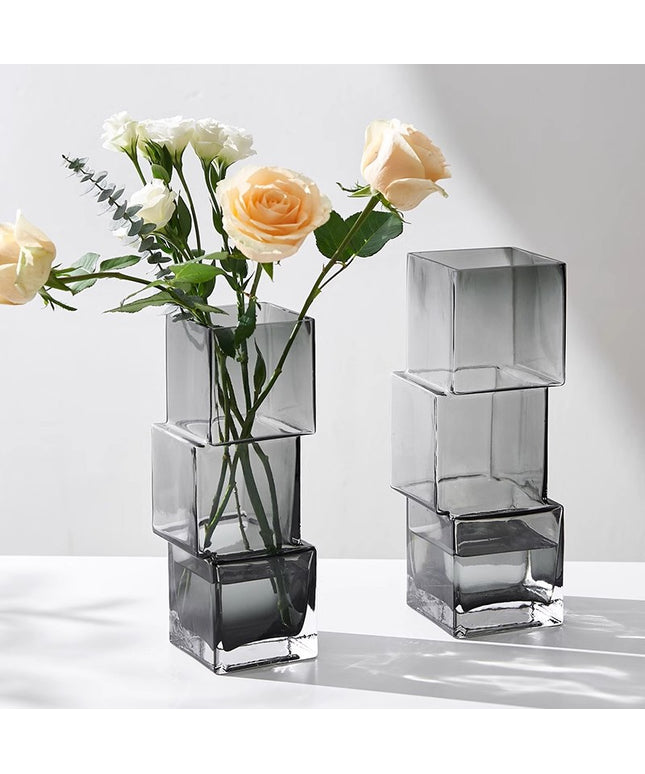 Handmade Irregular Glass Vase | Modern Luxury Decorative Vase