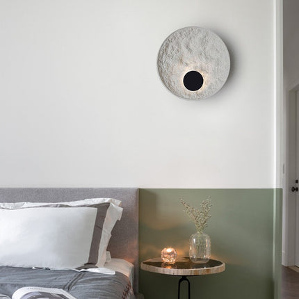 Modern Art Disc Wall Light – Nordic Black & White LED | 30cm & 50cm