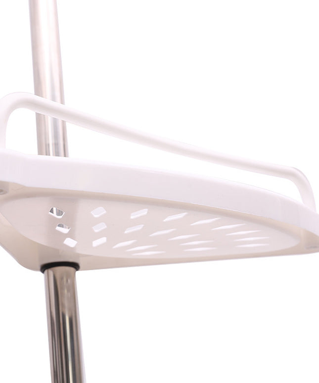 Bathroom Storage Rack Punch Free Telescoping