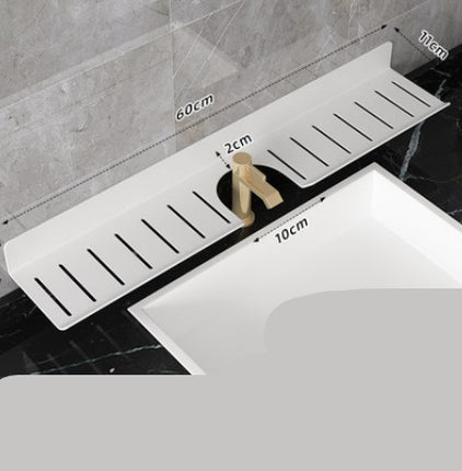 U Shaped Hole Free Bathroom Faucet Rack