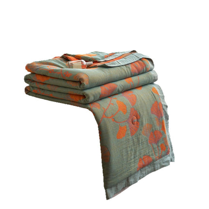 Cotton Summer Quilt | Reversible Jacquard Bedding Throw