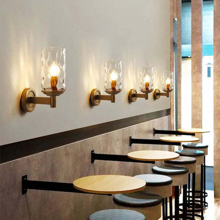Luxury Copper Wall Lamp – Modern Minimalist LED Light | Ikeame