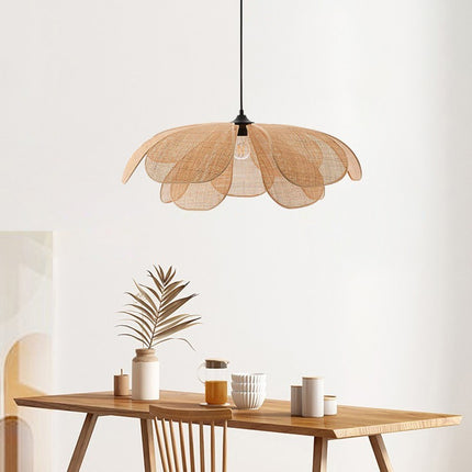 Vine Woven Pendant Lamp – Floral Natural Statement Lighting | Ikeame