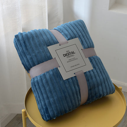 Plush Coral Fleece Blanket | Soft Colourful Throw Blanket
