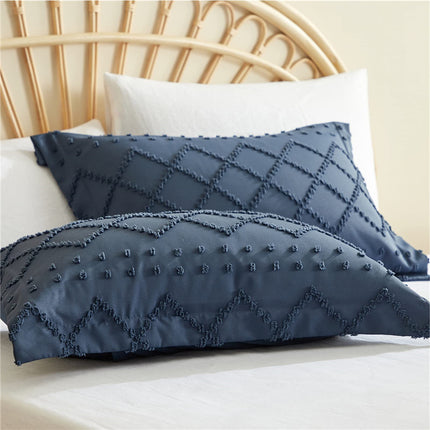 Tufted Cotton Bedding Set | Boho Duvet Cover