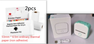 Portable Mini Thermal Label Printer Bluetooth Inkless Pocket Printer