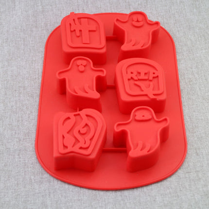 Halloween Silicone Mold – Ghosts, Ghouls & Gravestones | Ikeame