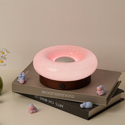 Donut Shape Touch Lamp | Cute Rechargeable Aesthetic Night Light
