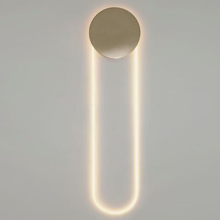 Luxury Gold Wall Lamp – Glass or Acrylic Tube Light for Living & Dining Rooms (56cm / 80cm)