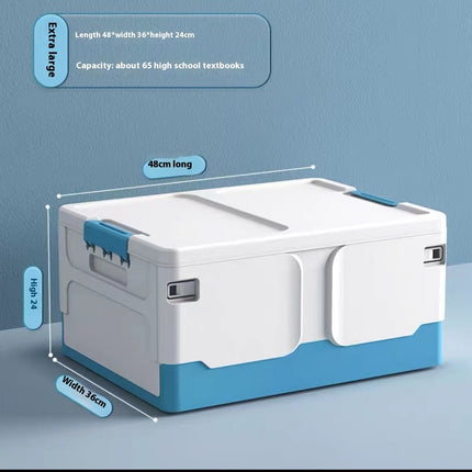 Foldable Storage Box 42L Stackable Plastic Organiser