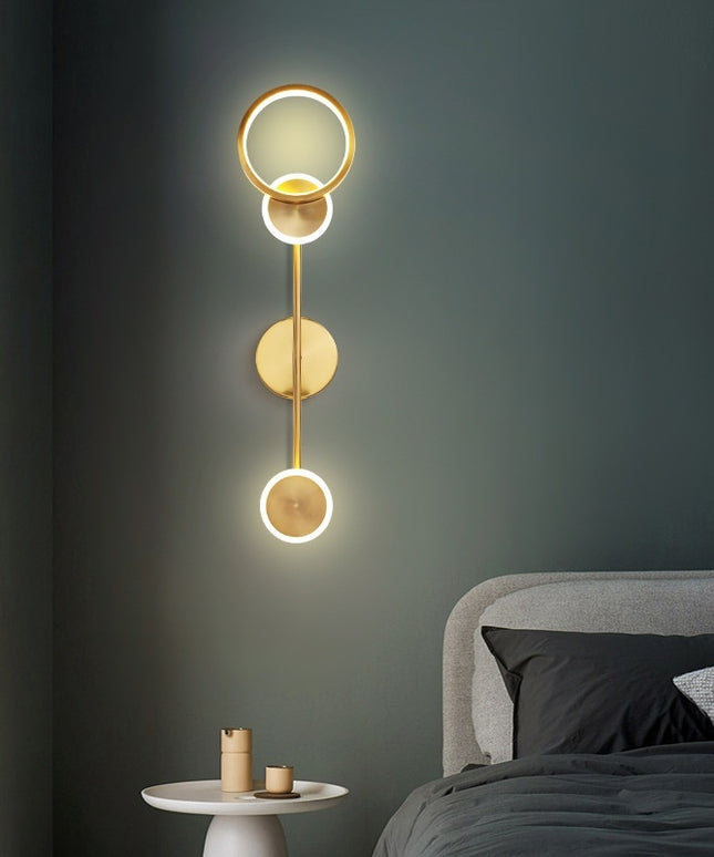Creative Bedroom Bedside Lamp Modern Minimalist Wall Lamp