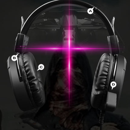 Gaming Headset With Microphone And Heavy Bass