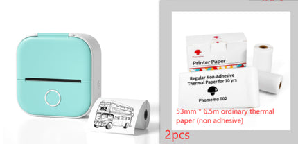 Portable Mini Thermal Label Printer Bluetooth Inkless Pocket Printer