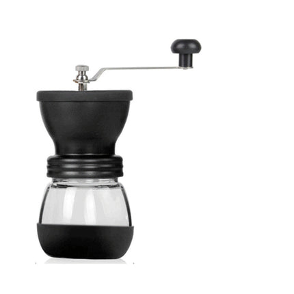 Household Portable Glass Hand-cranked Coffee Machine