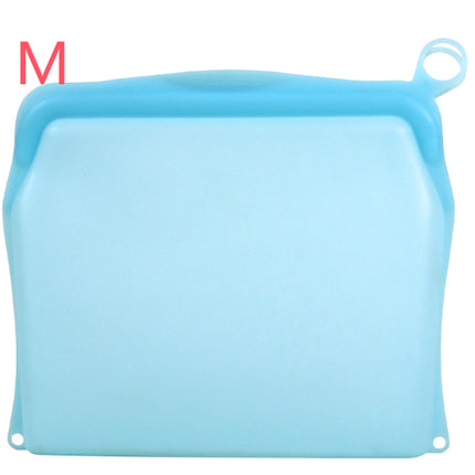 Kitchen Fruit And Vegetable Silicone Fresh-keeping Bag Thickened Food Daily Necessities Portable Self-sealing Storage Bag