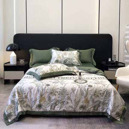 Tencel summer duvet four-piece washed silk – Trendy & Practical for Daily Living