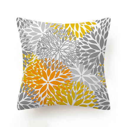 Outdoor/Indoor Printed Cushion Cover – Starburst Flower Design 🌸🌟