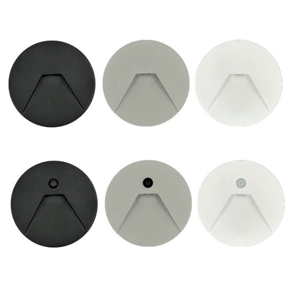 Circular Aluminium Waterproof LED Light – Motion Sensor or Switch | 3000K & 4000K