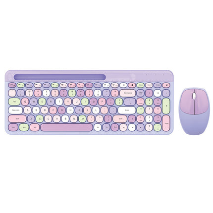 Skyscraper 888 Wireless Keyboard & Mouse Set – Colourful Desk Combo | Ikeame