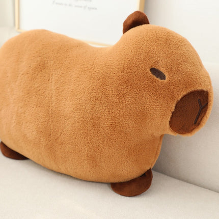 Super Soft Capybara Cushion – Plush 50x30cm Animal Throw Pillow