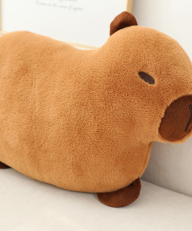 Super Soft Capybara Cushion – Plush 50x30cm Animal Throw Pillow