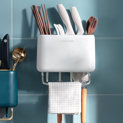 Wall-Mounted Utensil Holder – Green or White