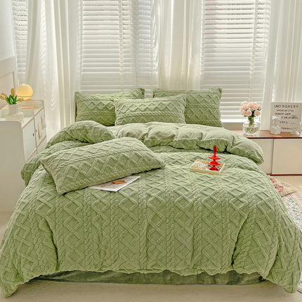 Plush Fleece Bedding Set | Warm Winter Duvet Cover