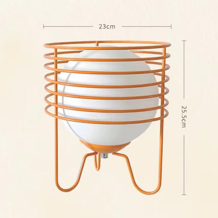 Colourful Wire Table Lamp – Retro Modern LED Lighting