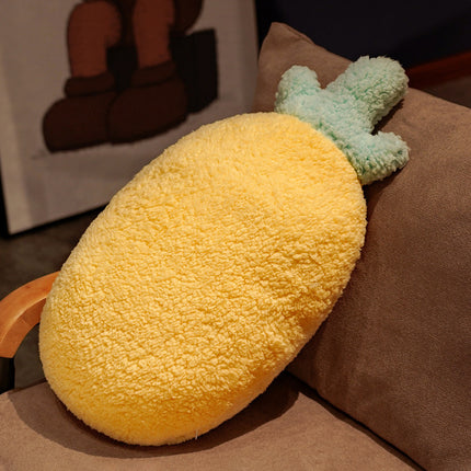 Novelty Plush Cushion | Cute Fruit & Vegetable Pillow 🍆