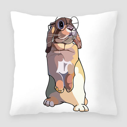 Animal Velvet Cushion Covers – 12 different designs 🦁🐰🦝