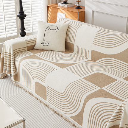 Chenille Sofa Cover | Luxury Full Wrap Couch Throw