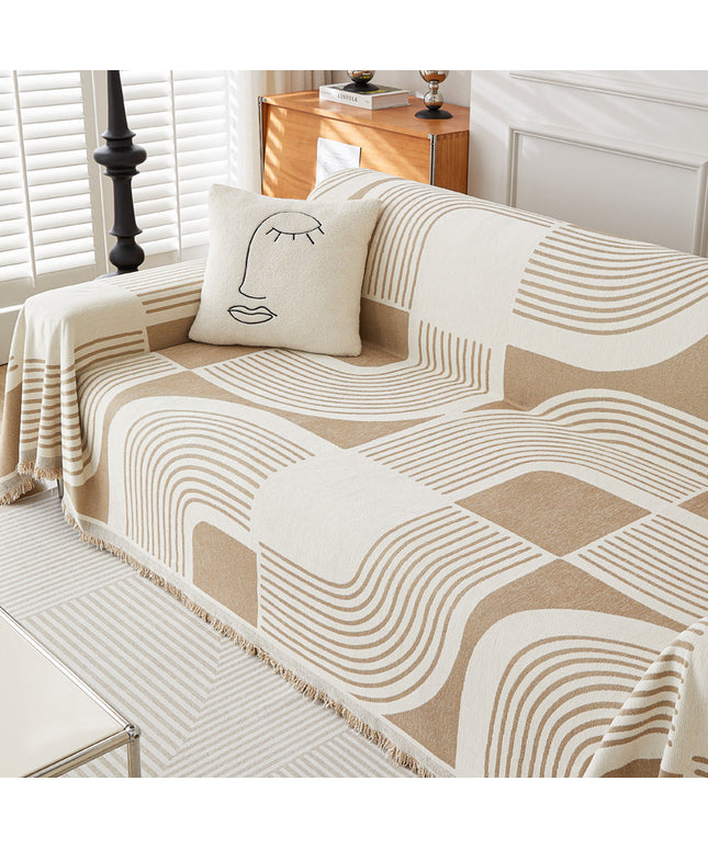 Chenille Sofa Cover | Luxury Full Wrap Couch Throw