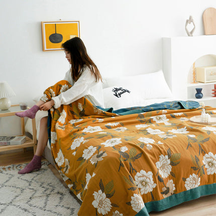 Cotton Gauze Blanket | 5 Layer Soft Summer Quilt