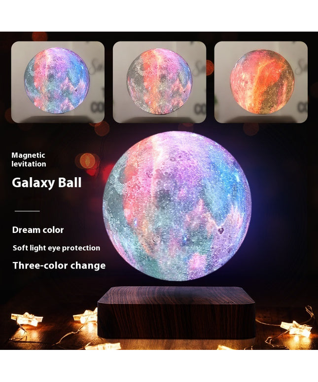 Magnetic Suspension Galaxy Ball Romantic Atmosphere Small Night Lamp