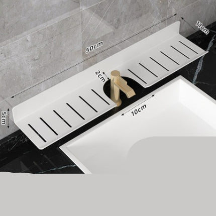 U Shaped Hole Free Bathroom Faucet Rack