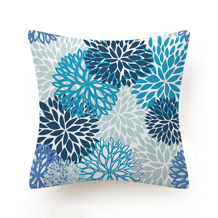 Outdoor/Indoor Printed Cushion Cover – Starburst Flower Design 🌸🌟