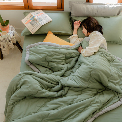 Japanese washed cotton summer cool quilt – Trendy & Practical for Daily Living