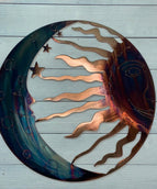 Sun/moon - metallic